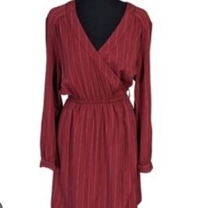 Velvet Heart Burgundy Long Sleeve Dress